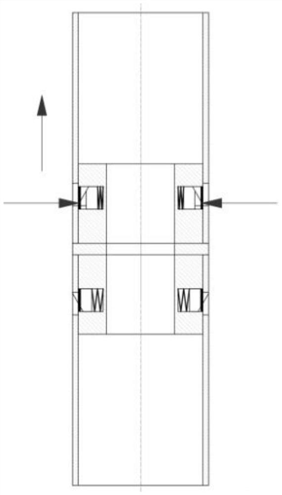 Tubular pile quick connector and method
