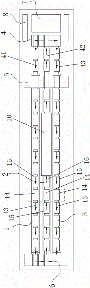 Three-dimensional production system of prefabricated components