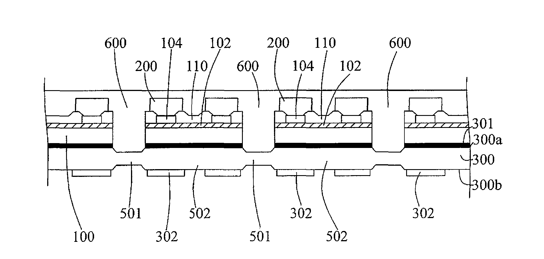Package structure for integrated circuit device and method of the same