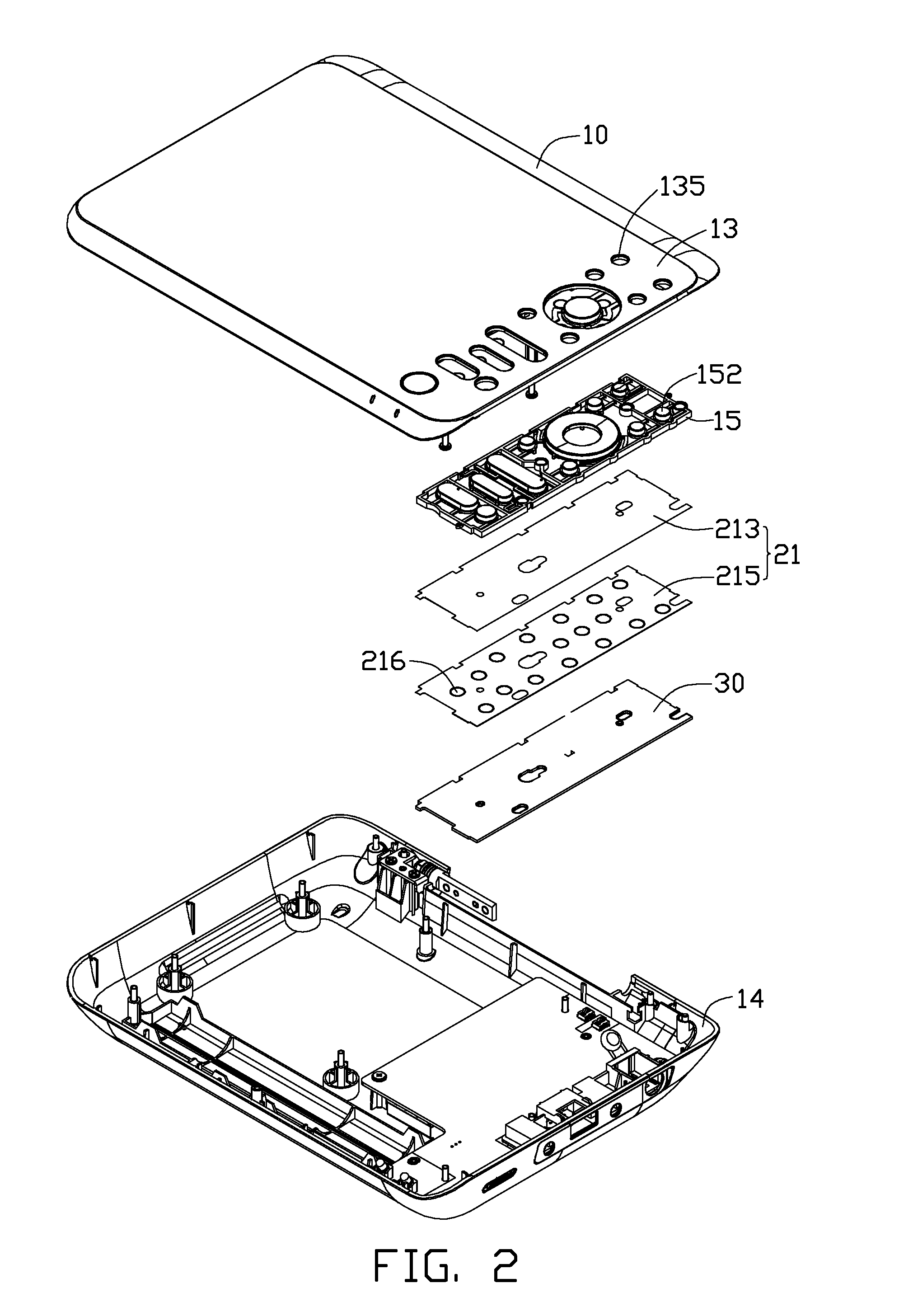 Key membrane and electronic device using the same