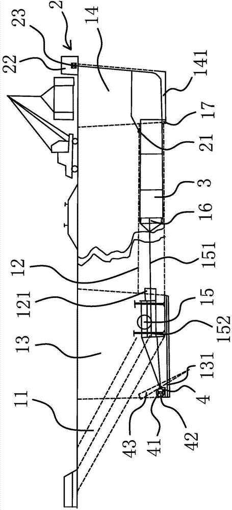 Non-excavation construction method of ultra-large-diameter poly ethylene (PE) drain pipe