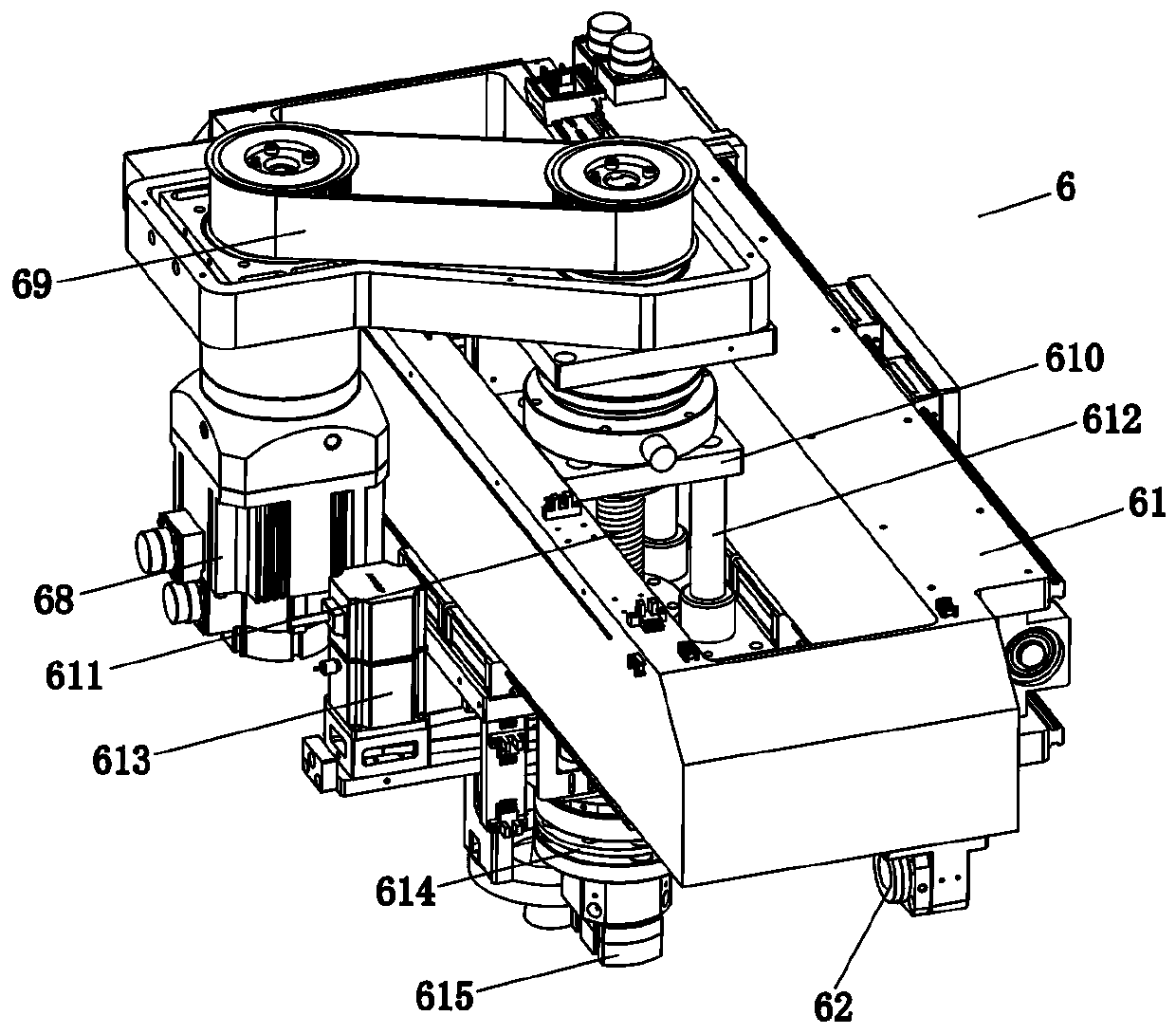 Crimping surface adaptive crimping machine