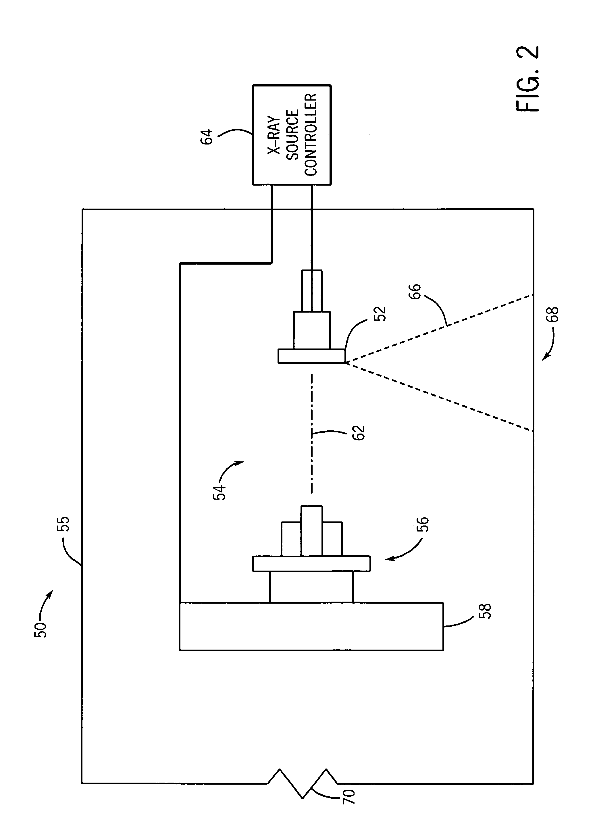 System and method for X-ray spot control