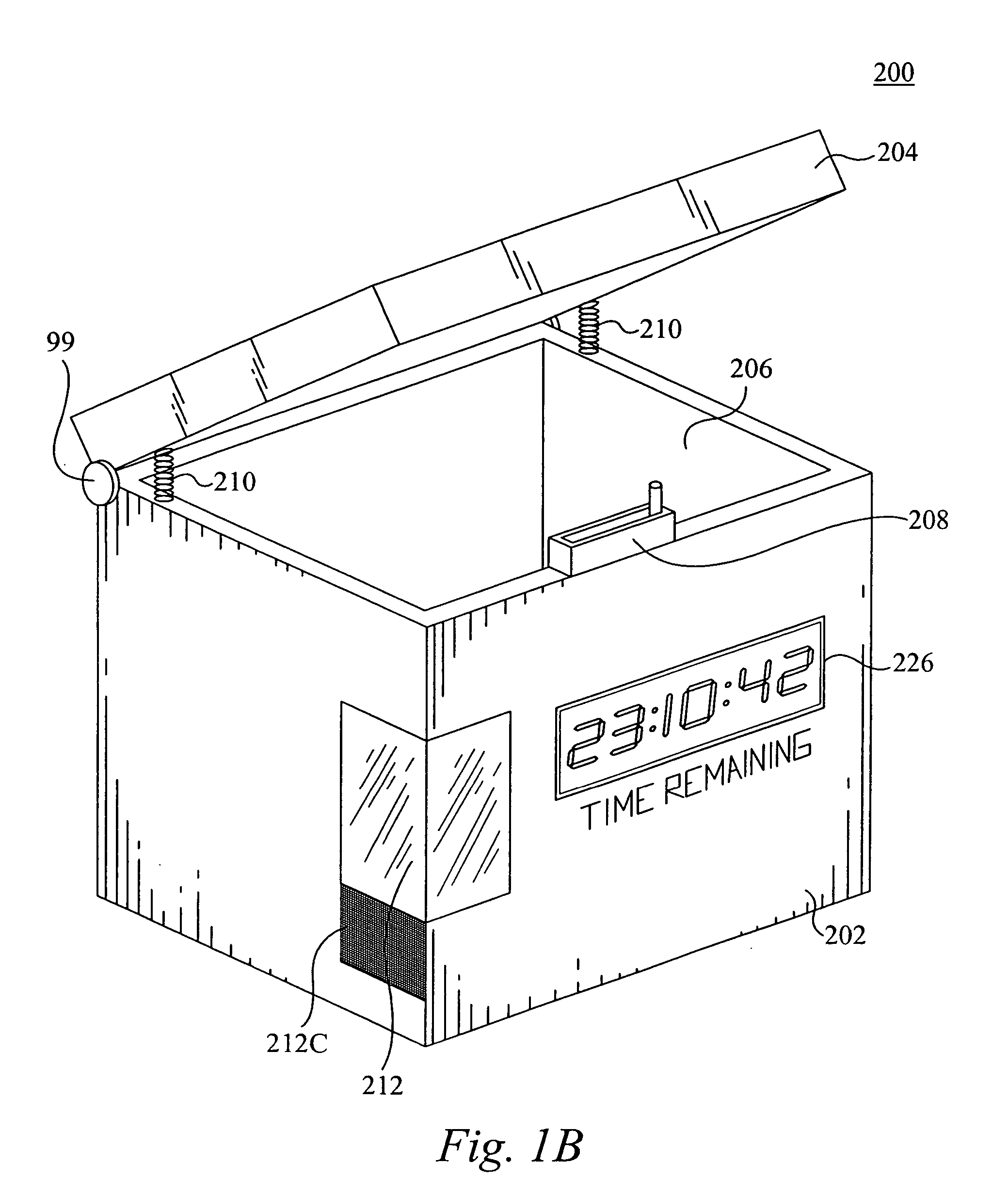 Container with a selective opening and closing mechanism