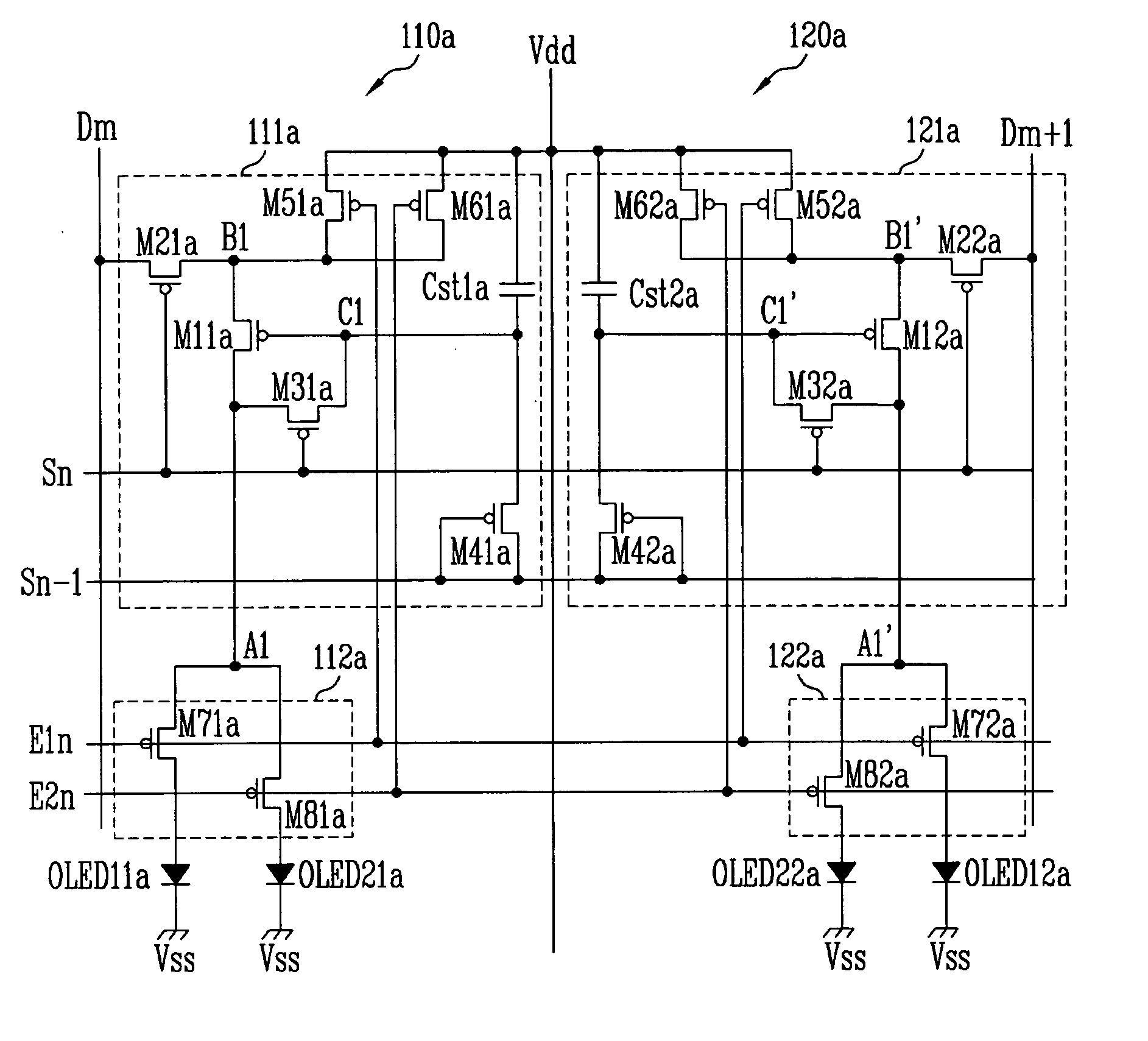 Pixel circuit and light emitting display