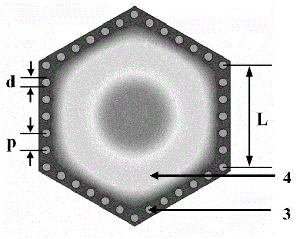 Hexagonal resonant cavity substrate integrated waveguide filter