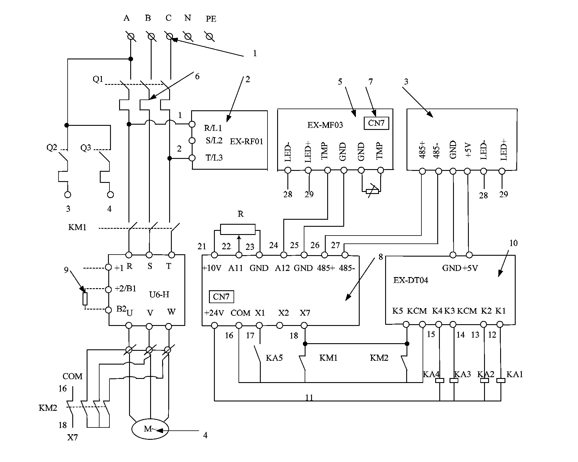 Control system for permanent magnet synchronous motor