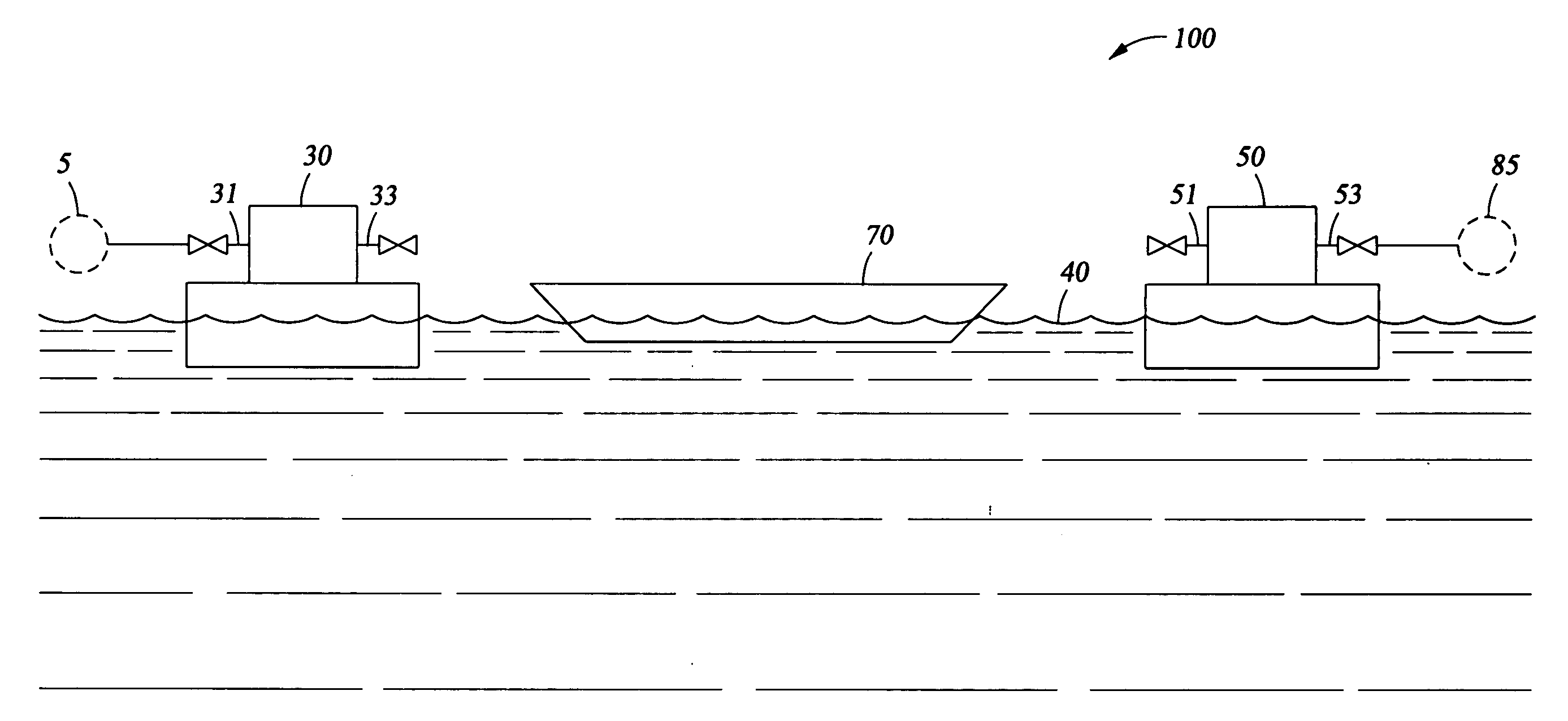 Apparatus for cryogenic fluids having floating liquefaction unit and floating regasification unit connected by shuttle vessel, and cryogenic fluid methods