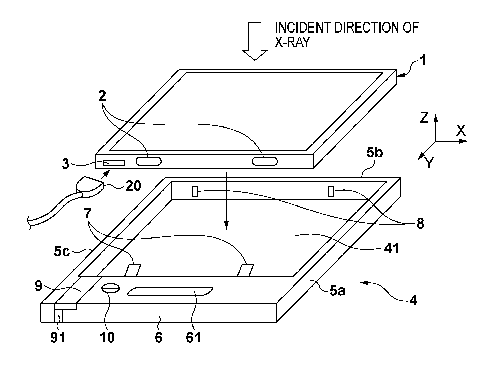 Radiation cassette carrier and portable radiation imaging apparatus