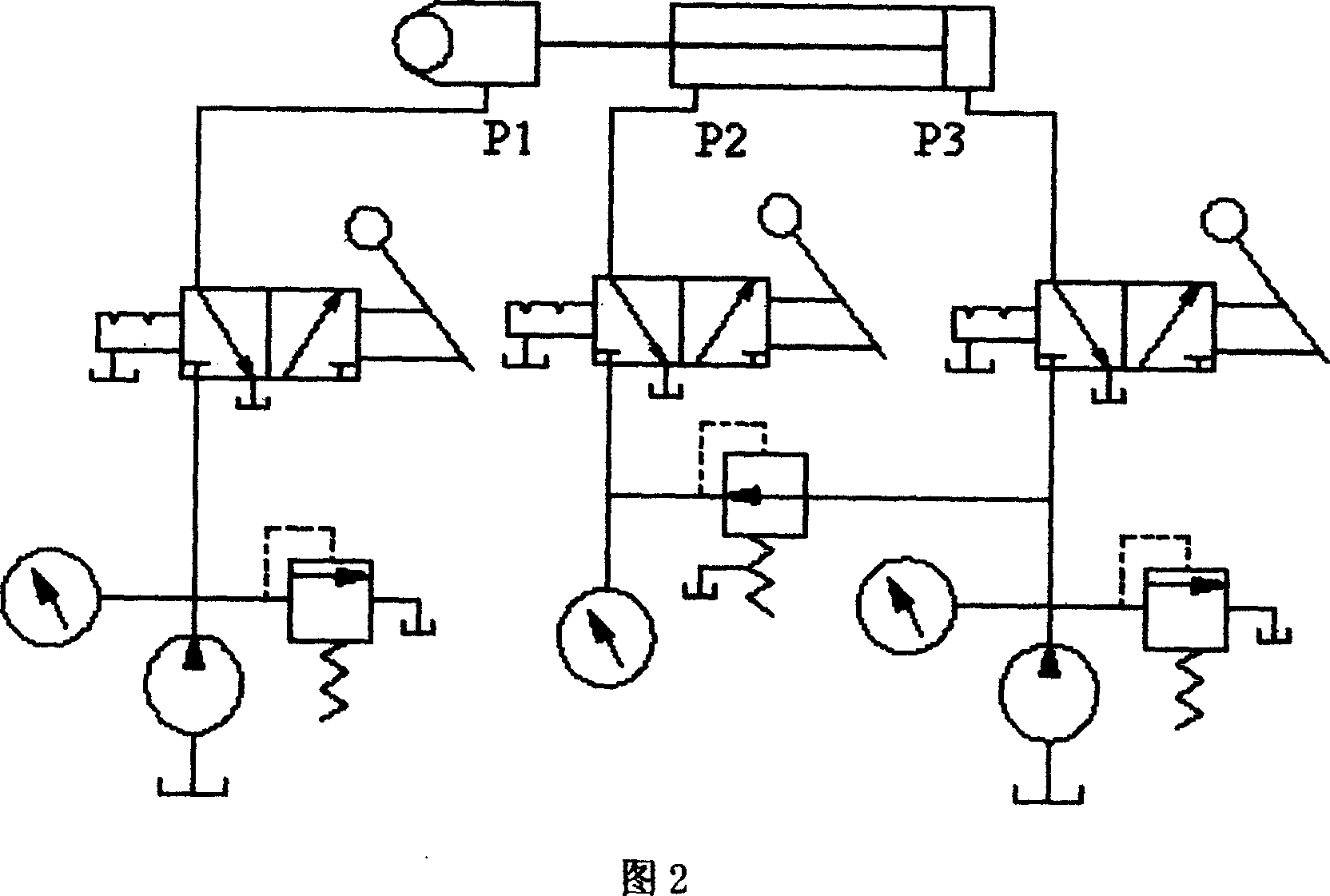 Double hydraulic rolling tool with equal rolling force