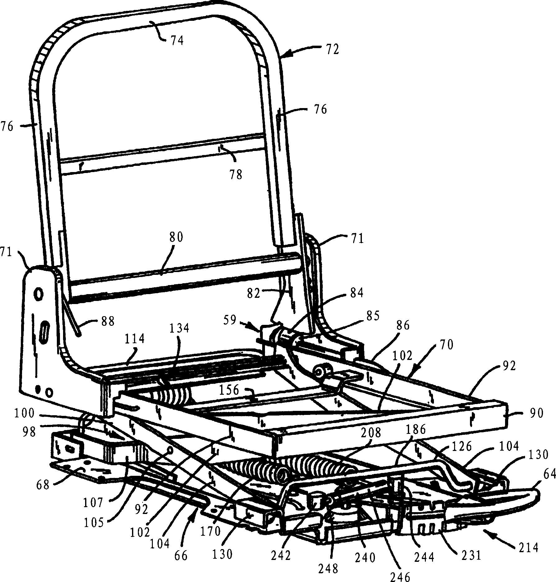 Seat suspension