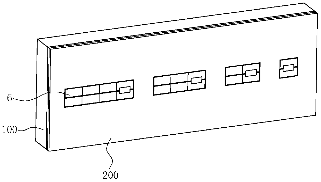 Panel switch installation structure, panel switch and installation method of panel switch