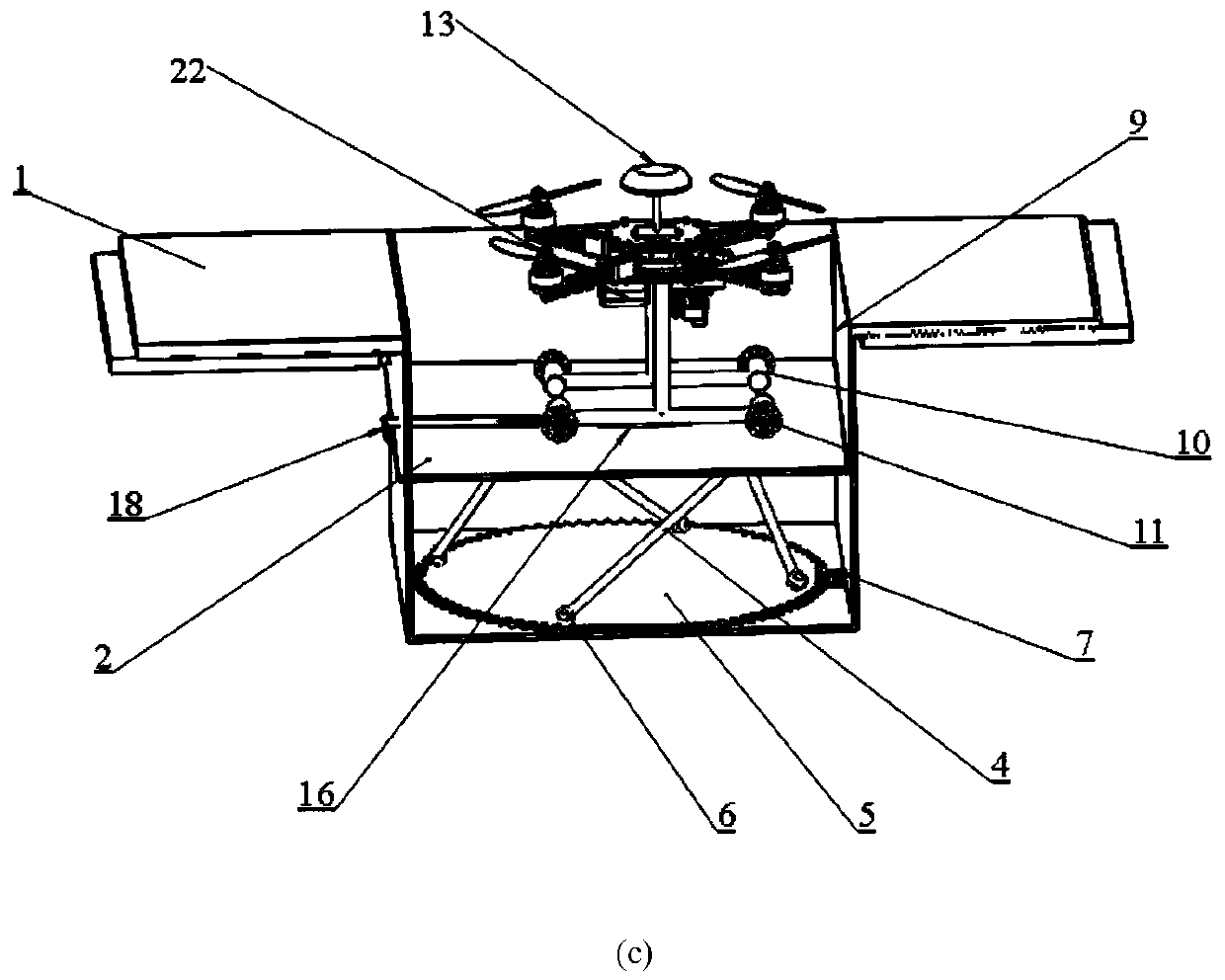 Pickup truck type vehicle-mounted unmanned aerial vehicle intelligent take-off and landing and autonomous endurance system