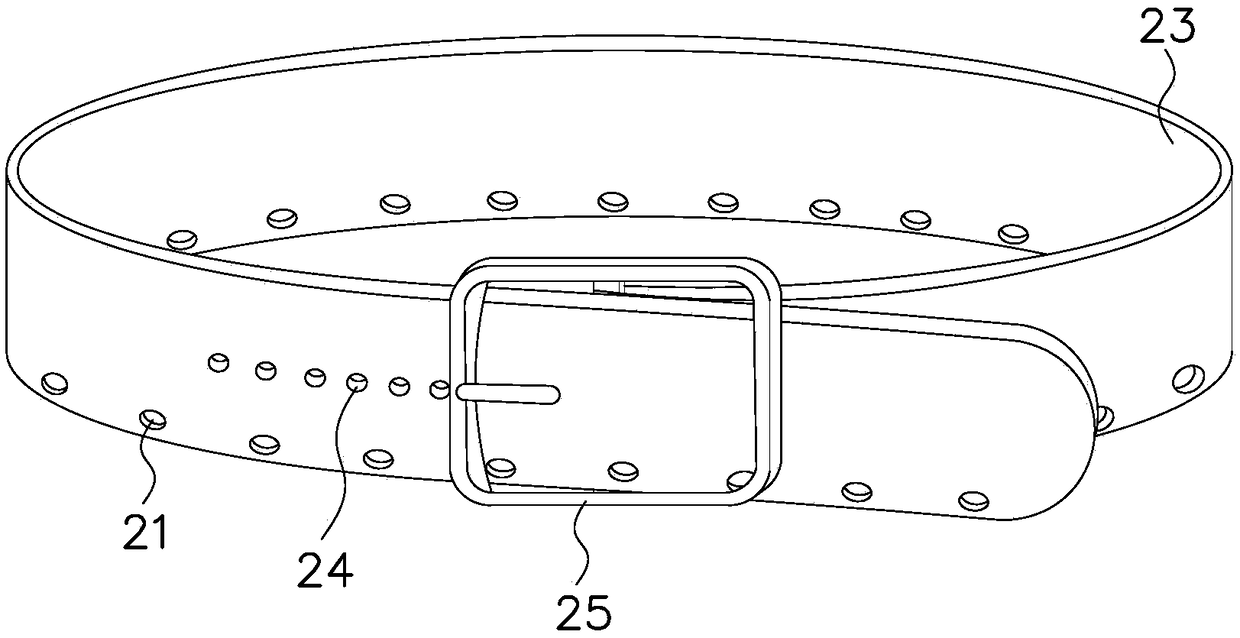 Rabbit-leg fixing device for assisting in implementing vacuum sealing drainage