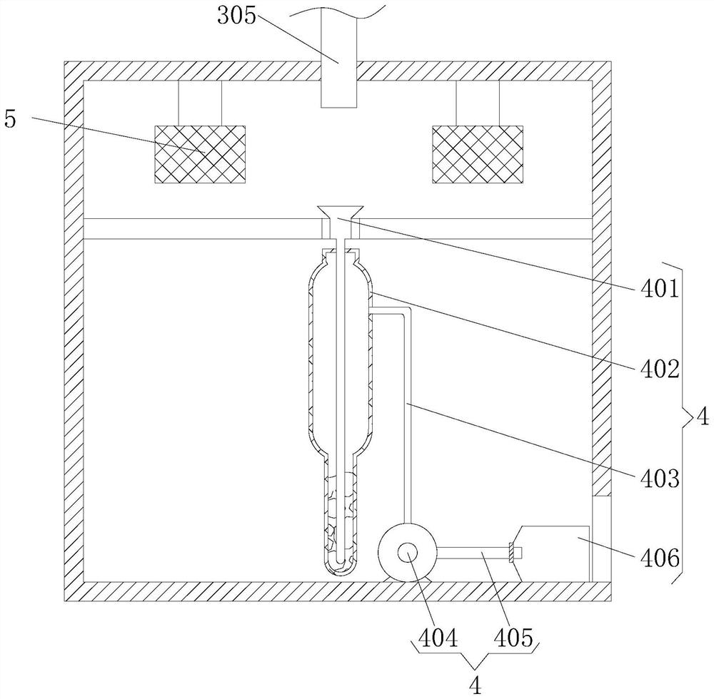 Air sampling device for environment detection