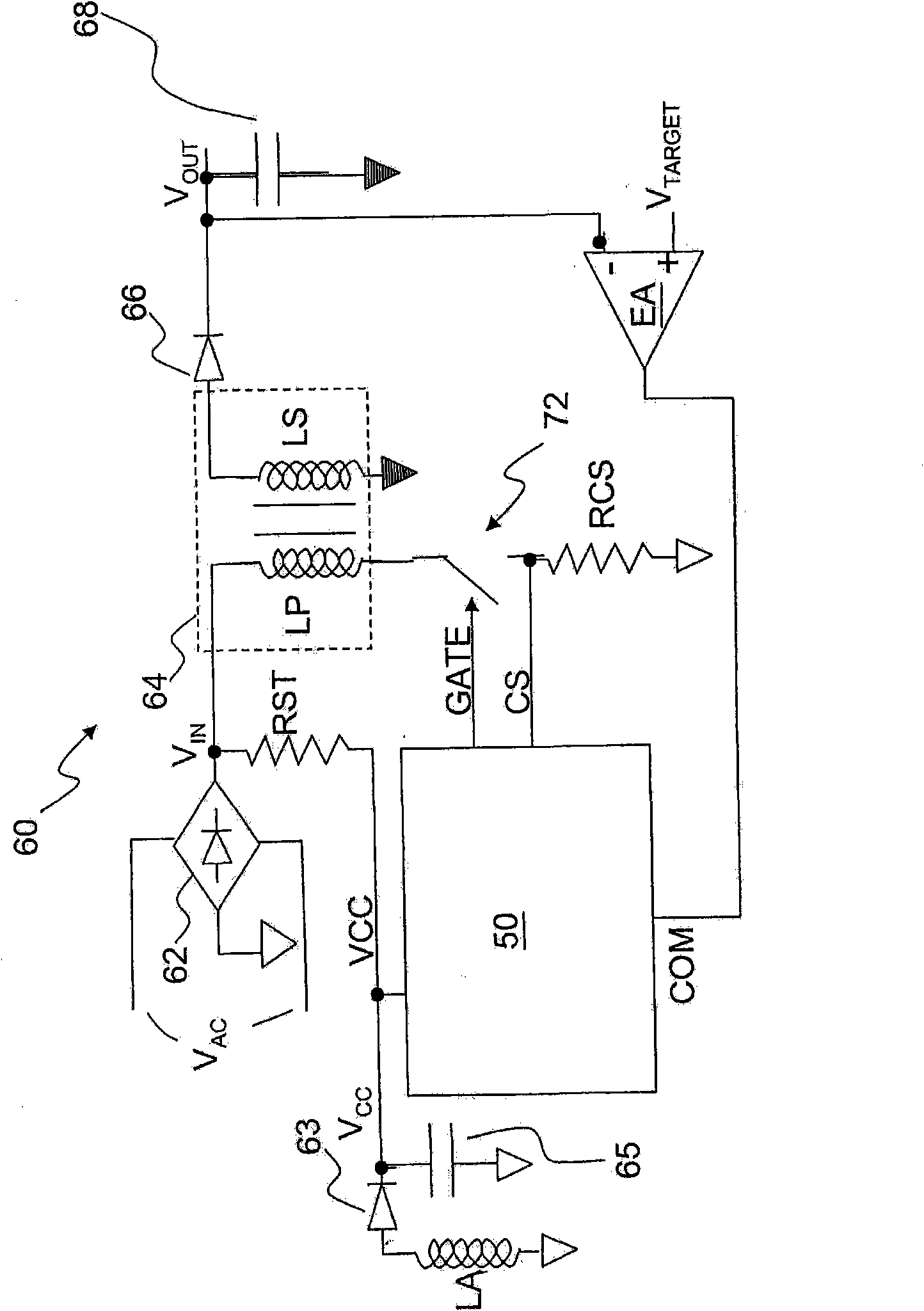 High-voltage starting method and power supply management device