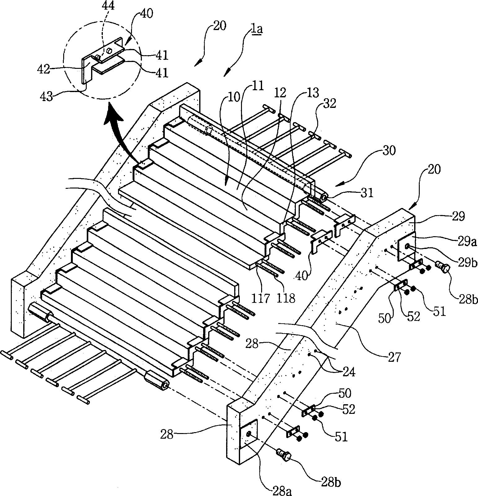 Precast stairway system, unit structure thereof, and method of constructing stairway system using the same