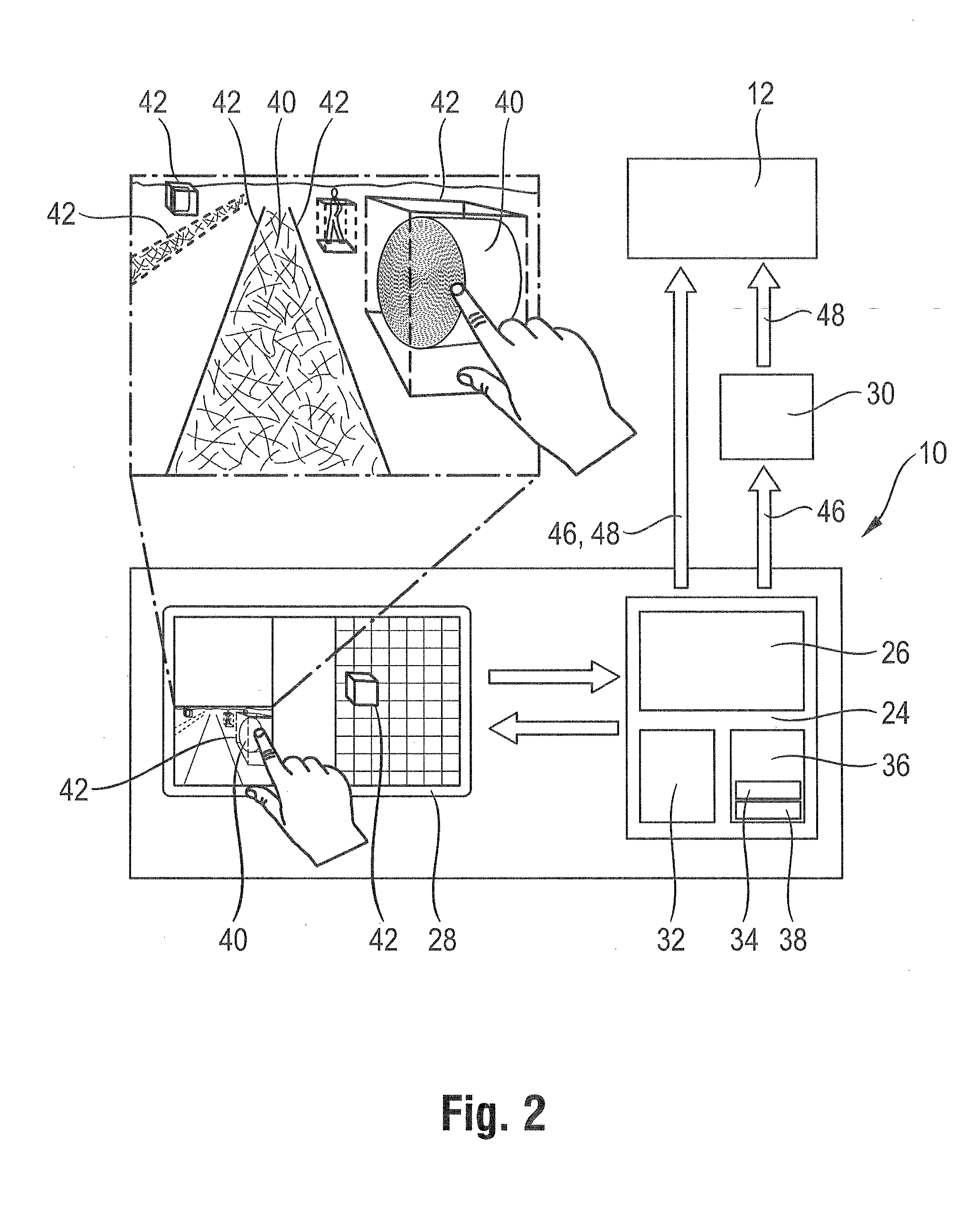 Operating system for and method of operating an automatic guidance system of an agricultural vehicle