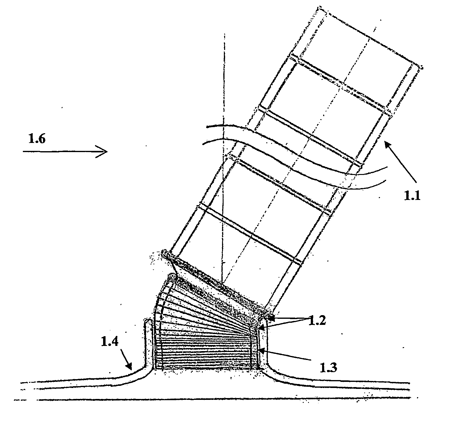 Floating solar chimney