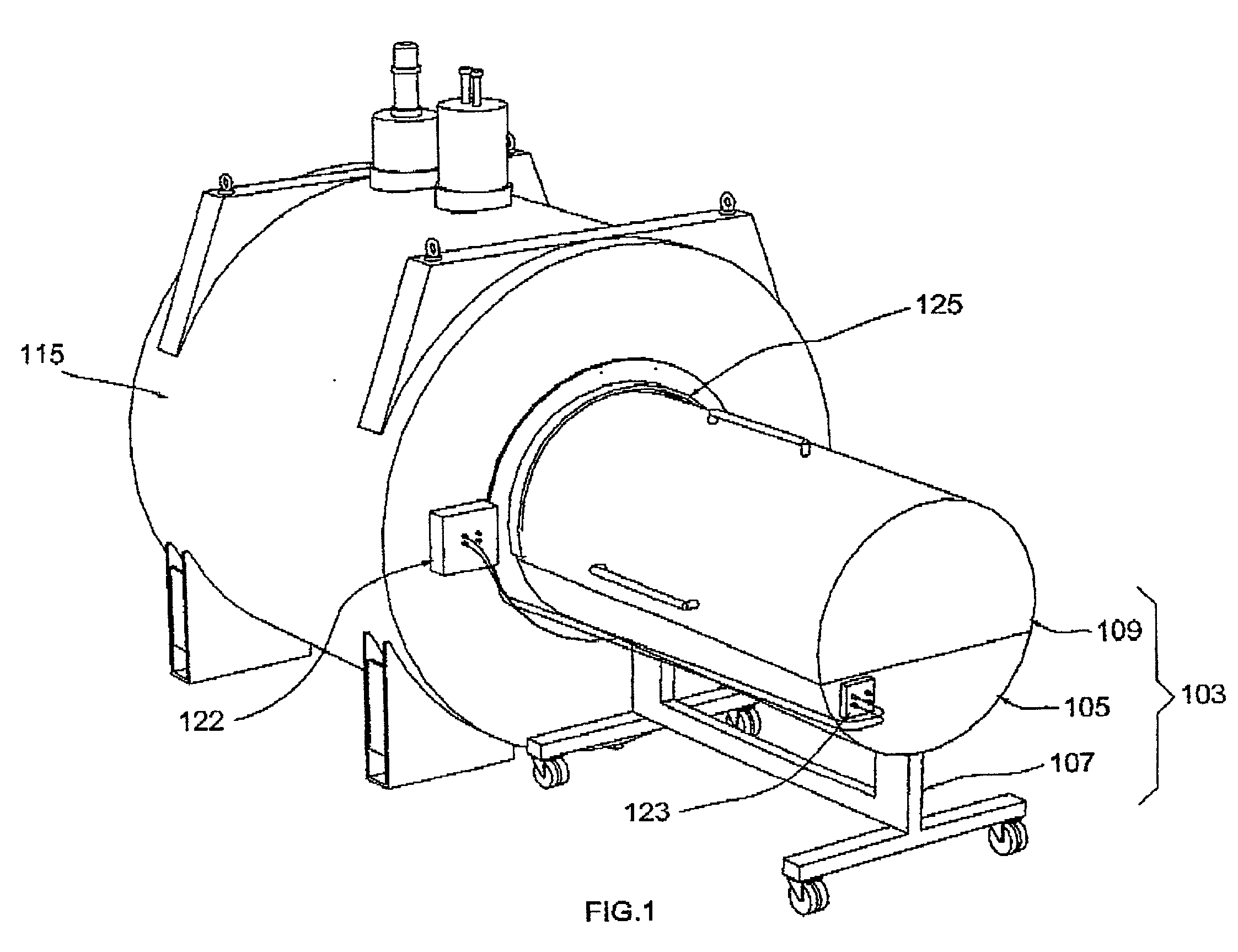 Radio frequency shield for nuclear magnetic resonance procedures