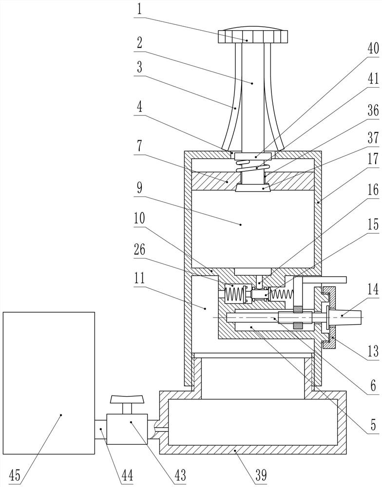 A low-pressure seed treatment device