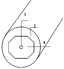 Implantable side-pumping coupling method