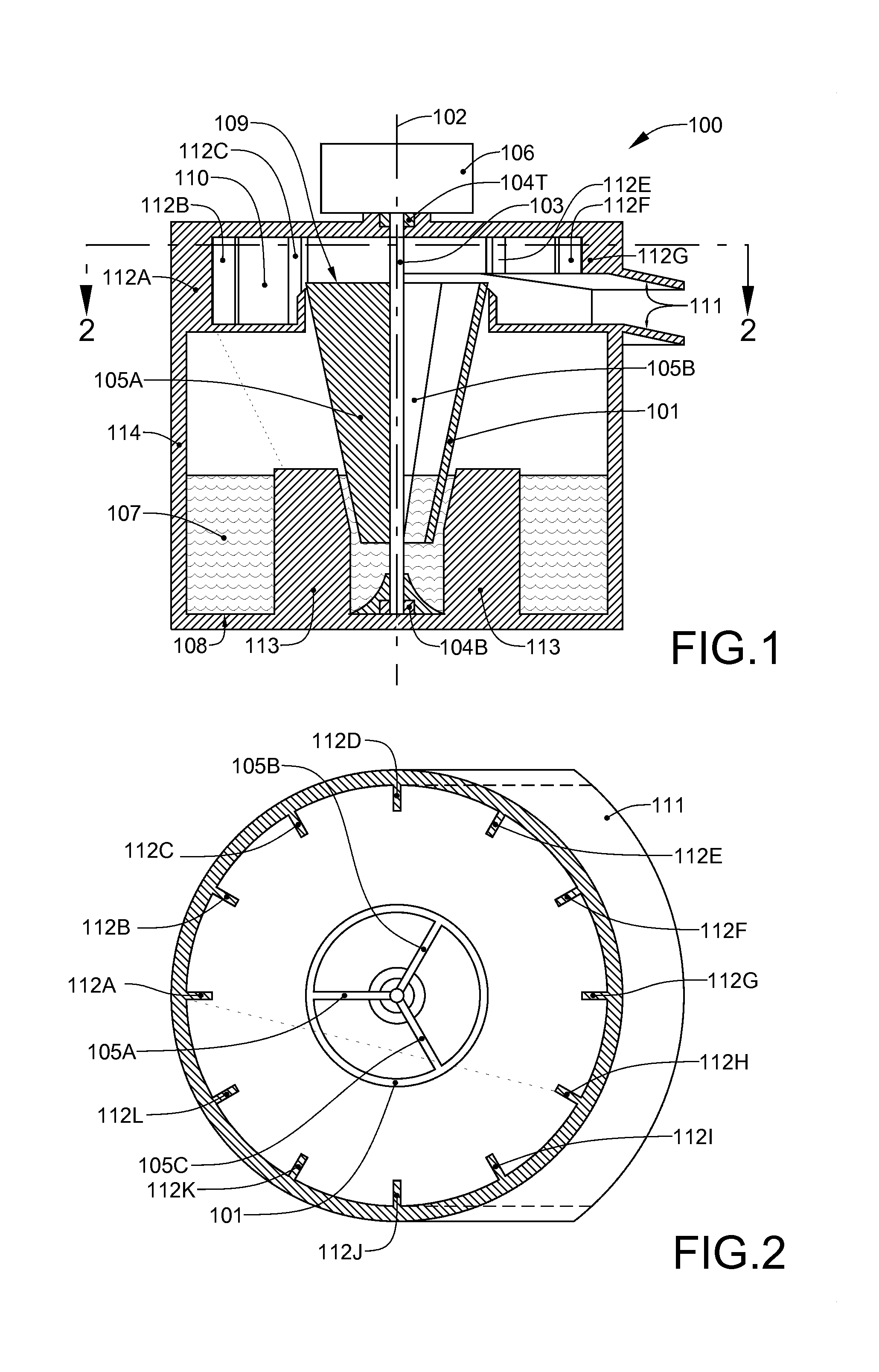 Vertically-oriented centrifugal pump