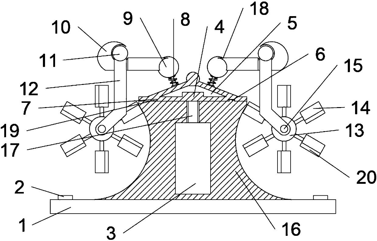 Flash anti-bird instrument free from use in windy days