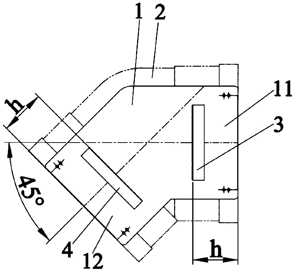 Water pipe connection location plate and method for connecting pipelines through water pipe connection location plate