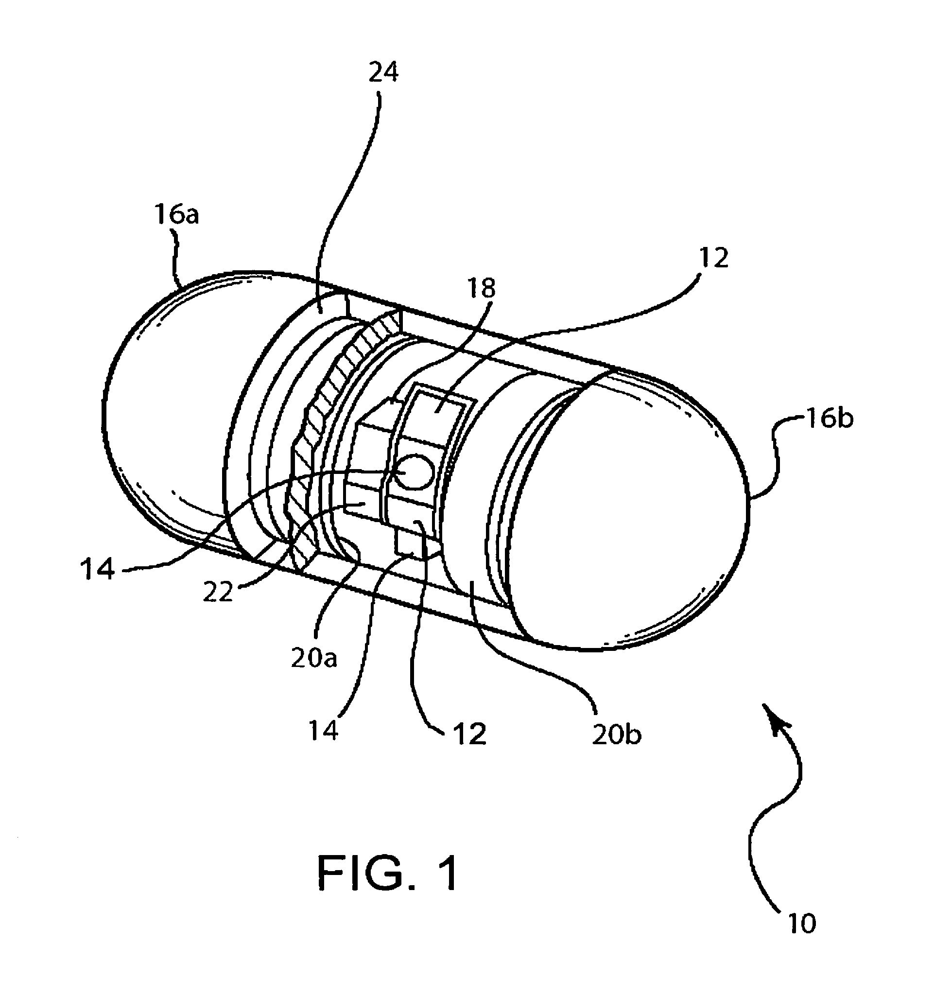 Self-stabilized encapsulated imaging system