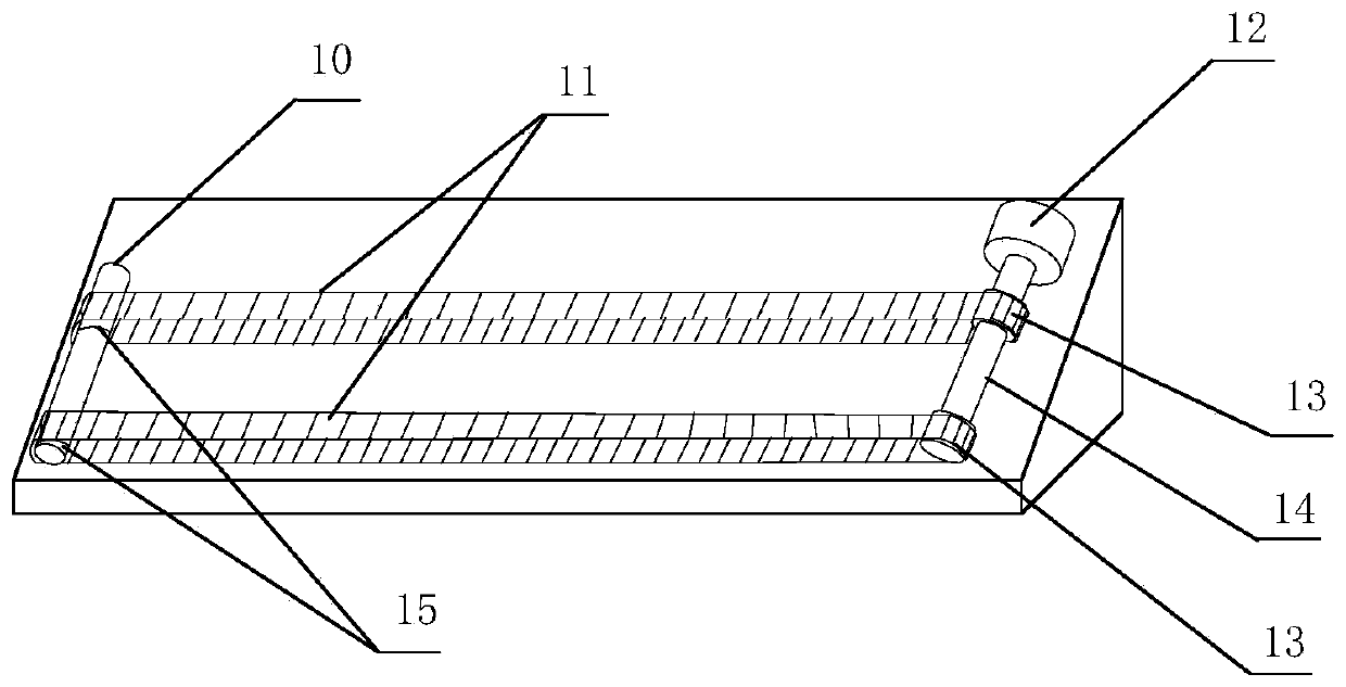 Railway ballast bed rock ballast recovery device