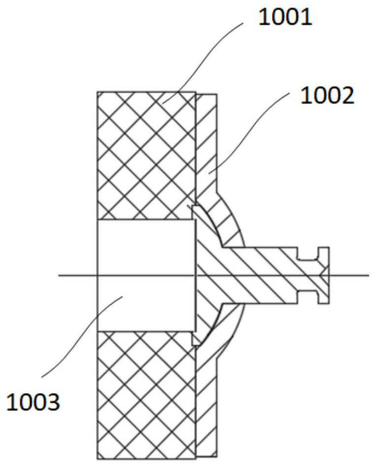 Feeding and forming system and forming method for powder metallurgy friction block