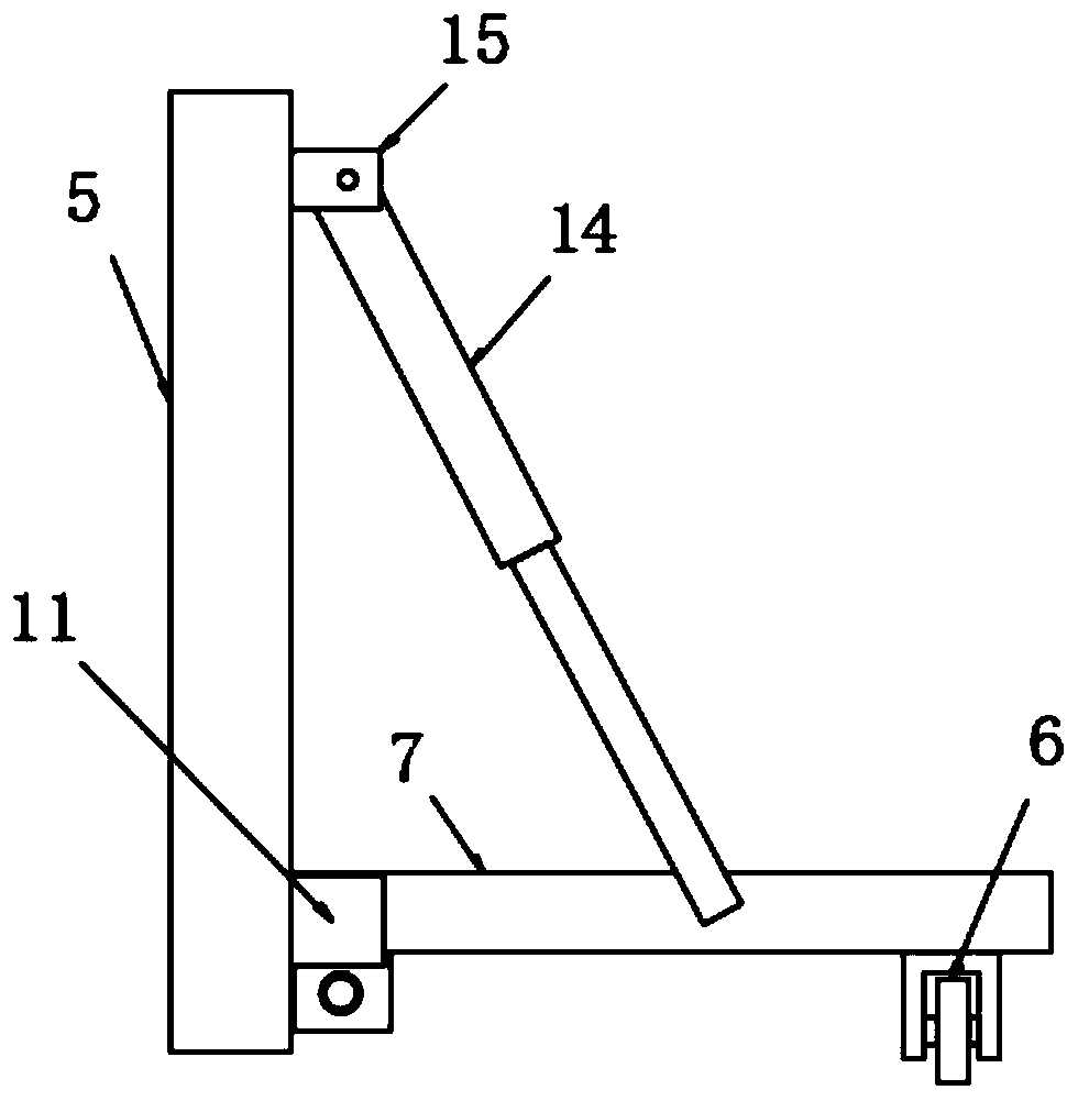 Forklift rollover preventing device