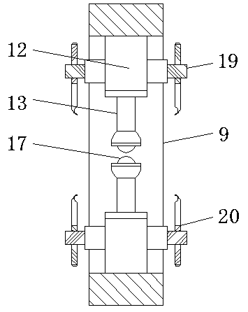 Rapid twisting device of cable joint for small electric power engineering construction