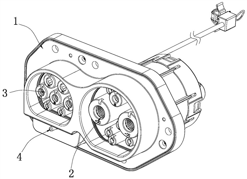 Integrated AC/DC charging socket