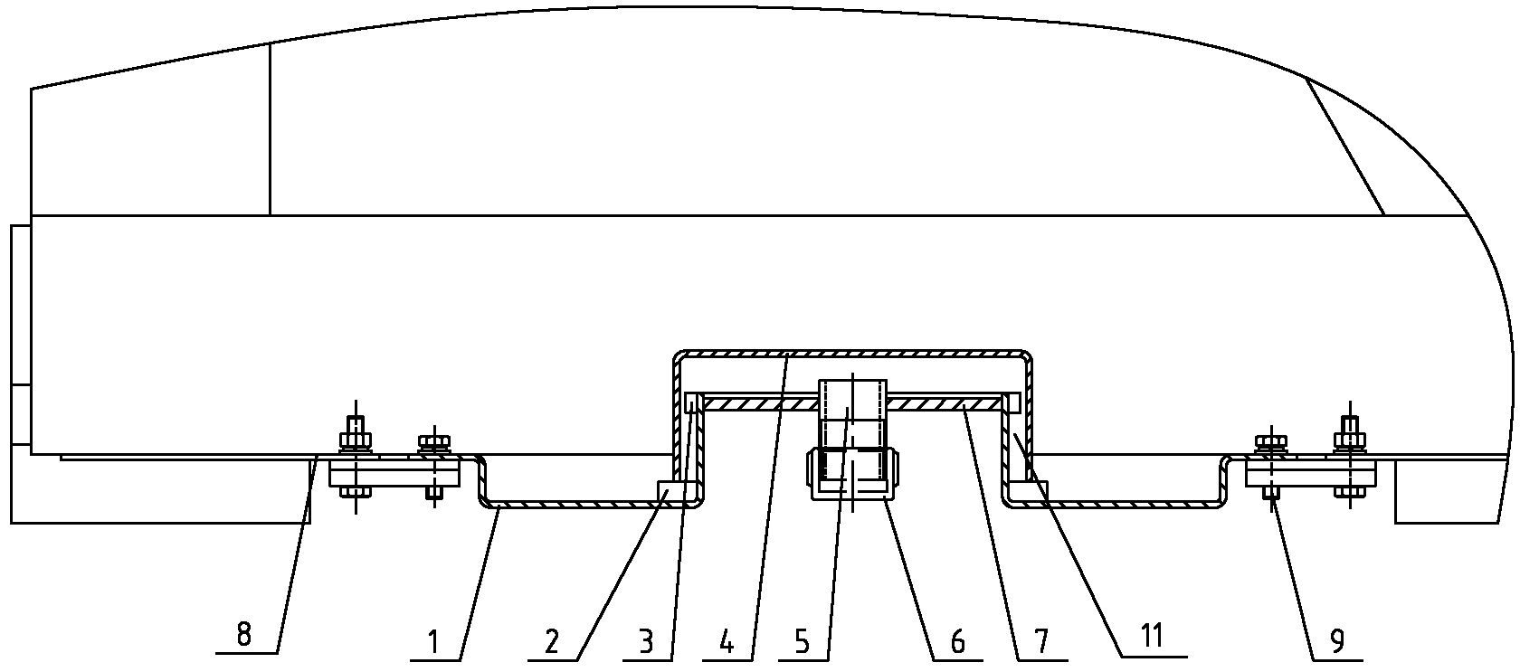 Drainage device of escalator or moving pavement
