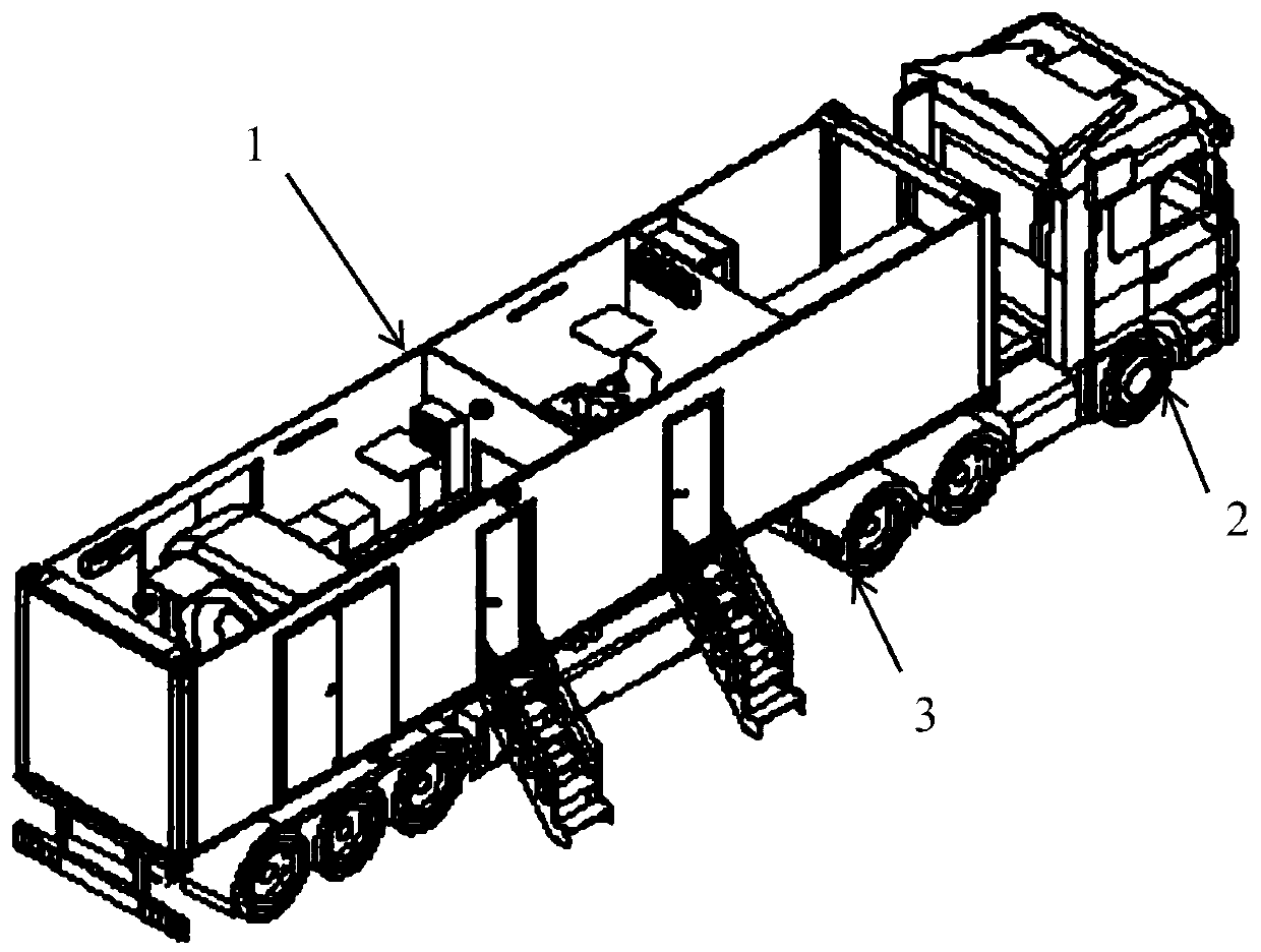 Pull-type mobile CT shelter