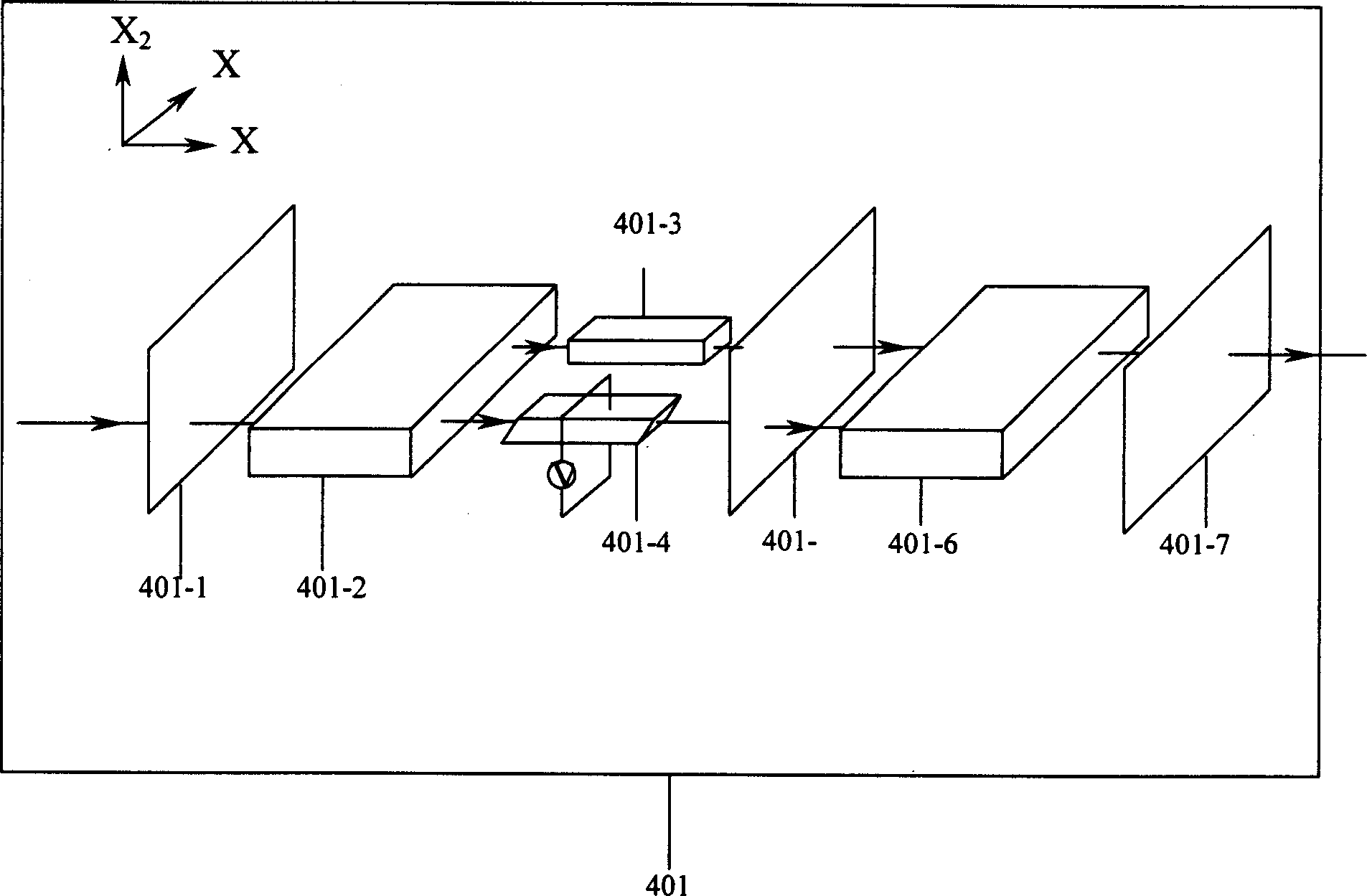 Electro-optical tuning flat filter