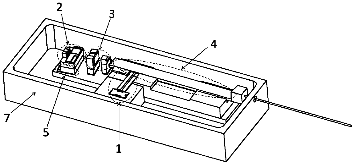 External modulation radio frequency electro-optical conversion integrated assembly