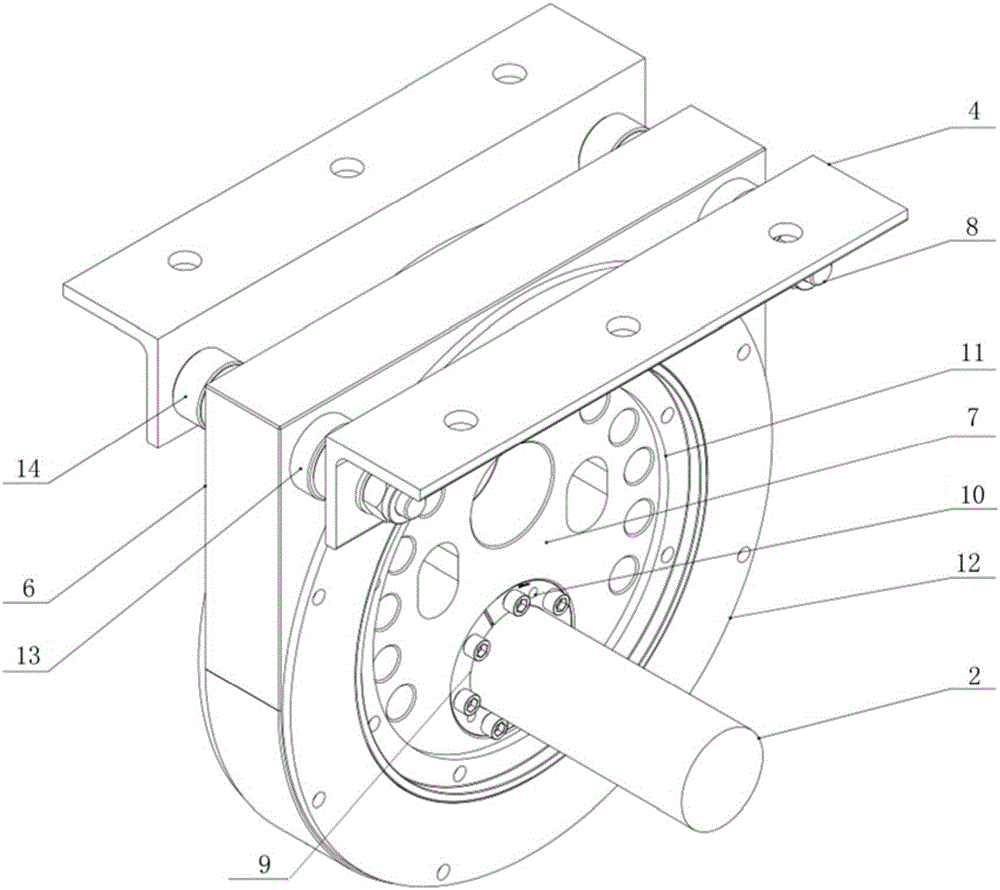 Crankshaft transmission mechanism of multiple eccentric disc sets