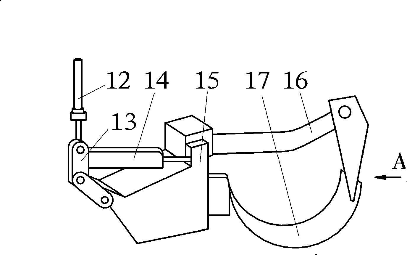 Method and device for transplanting tree in nursery