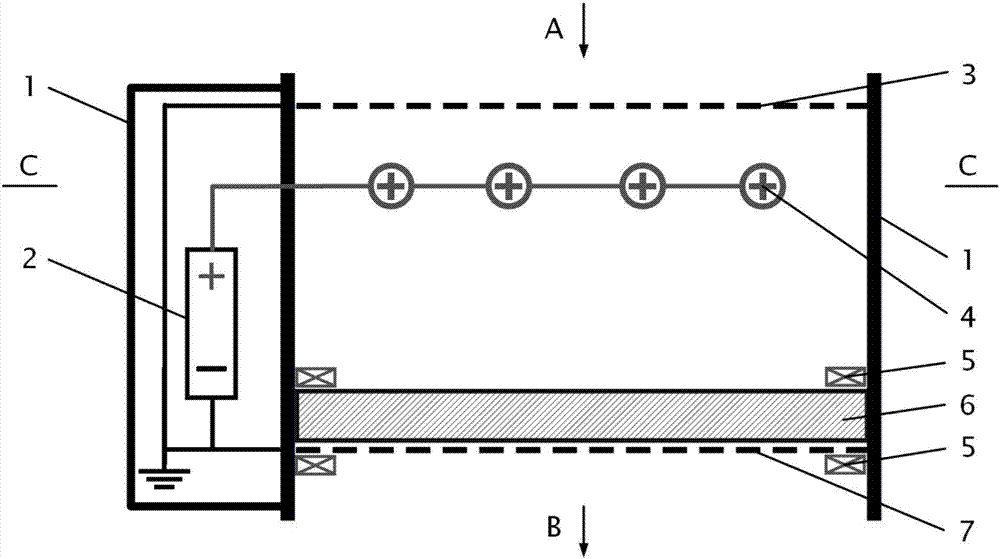 Air filtering device based on rough effect filter screen