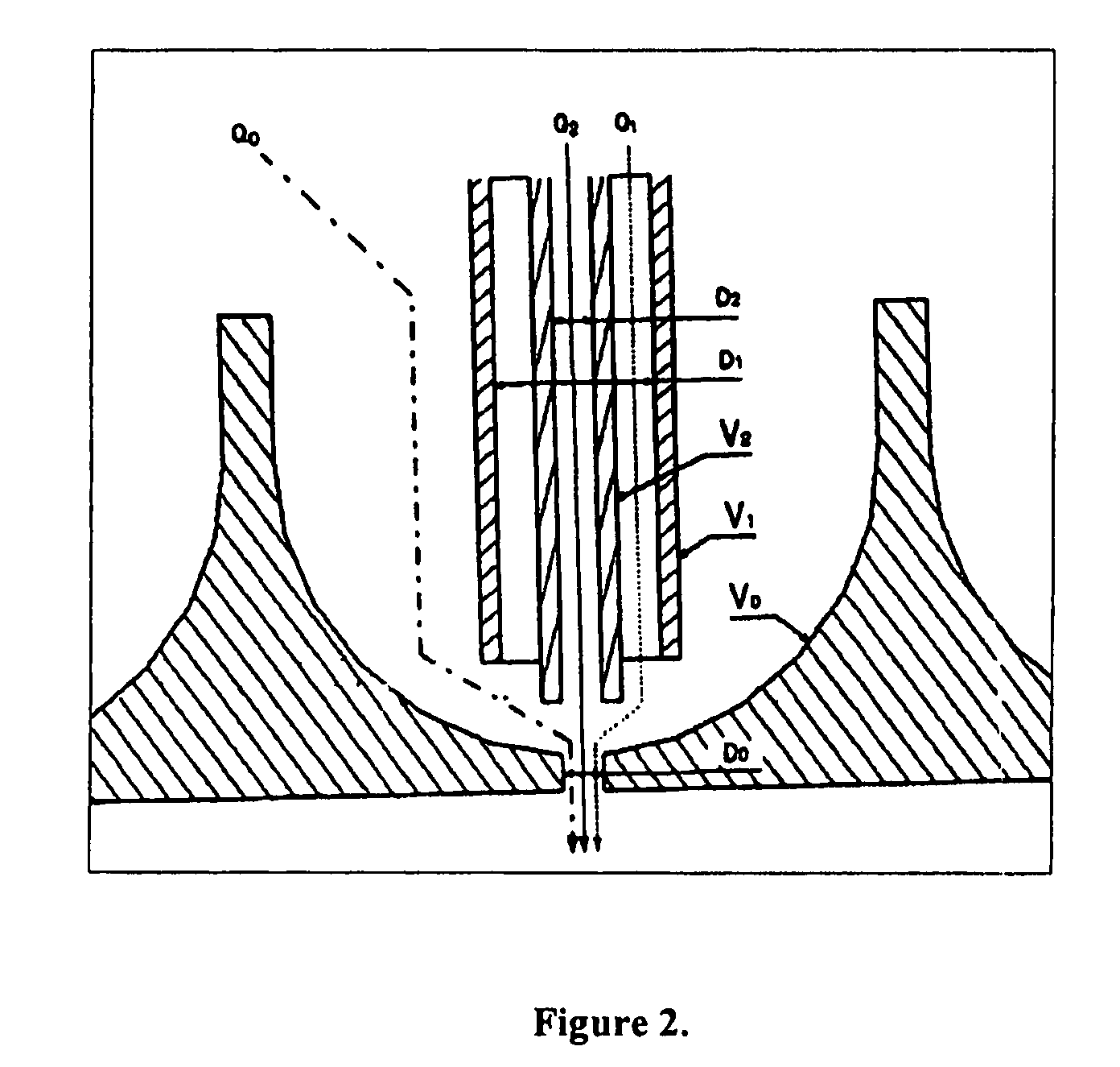 Device for the production of capillary jets and micro-and nanometric particles