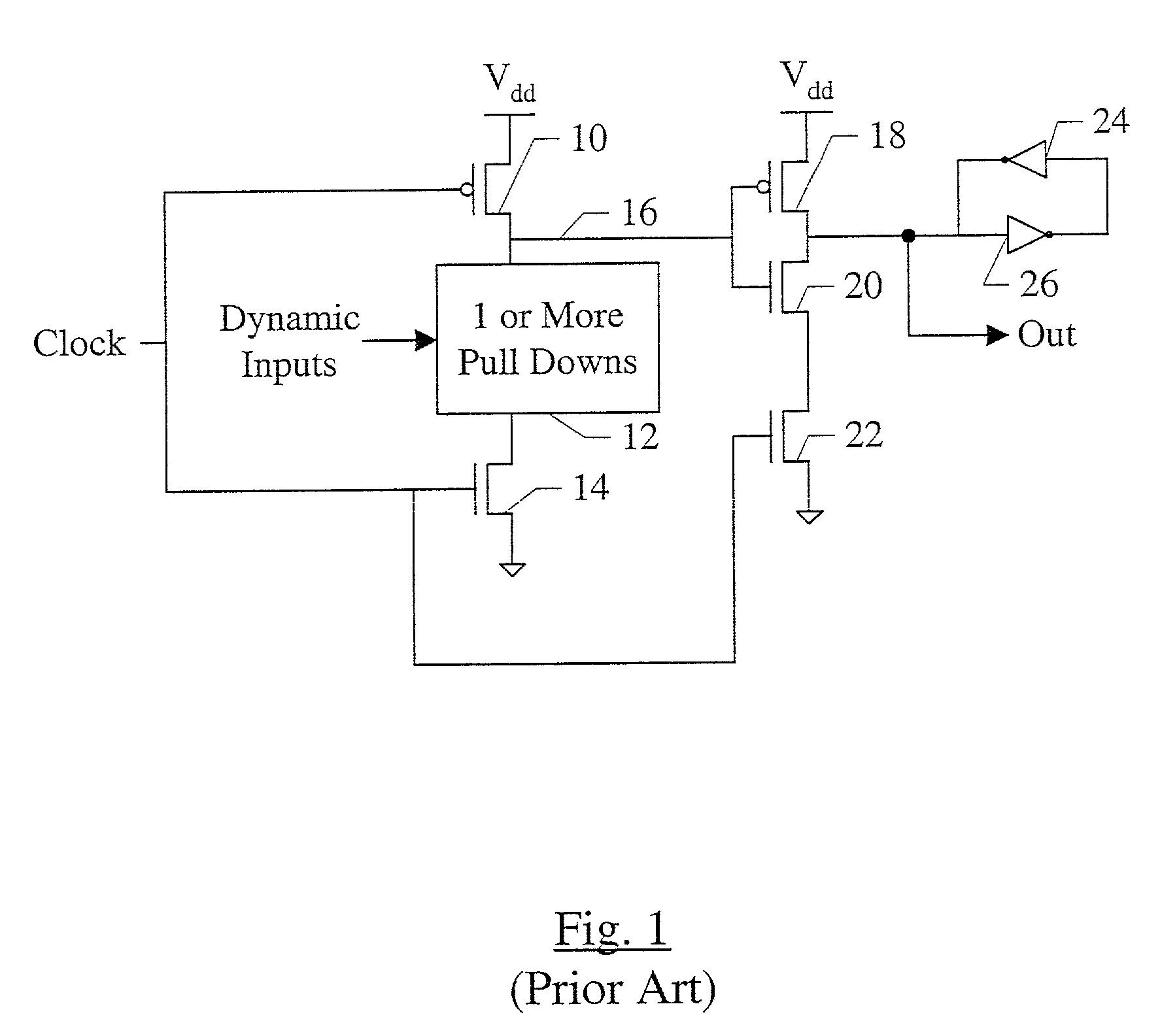Dynamic to Static converter with noise suppression