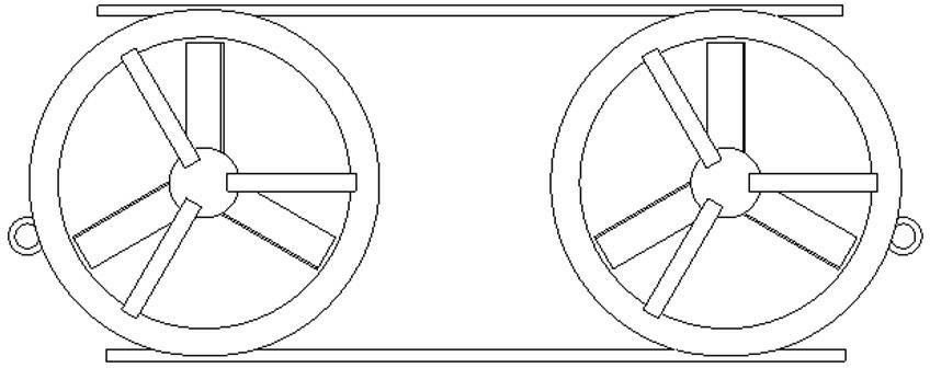 Multidirectional self-adaptive suspension type tidal energy hydraulic turbine