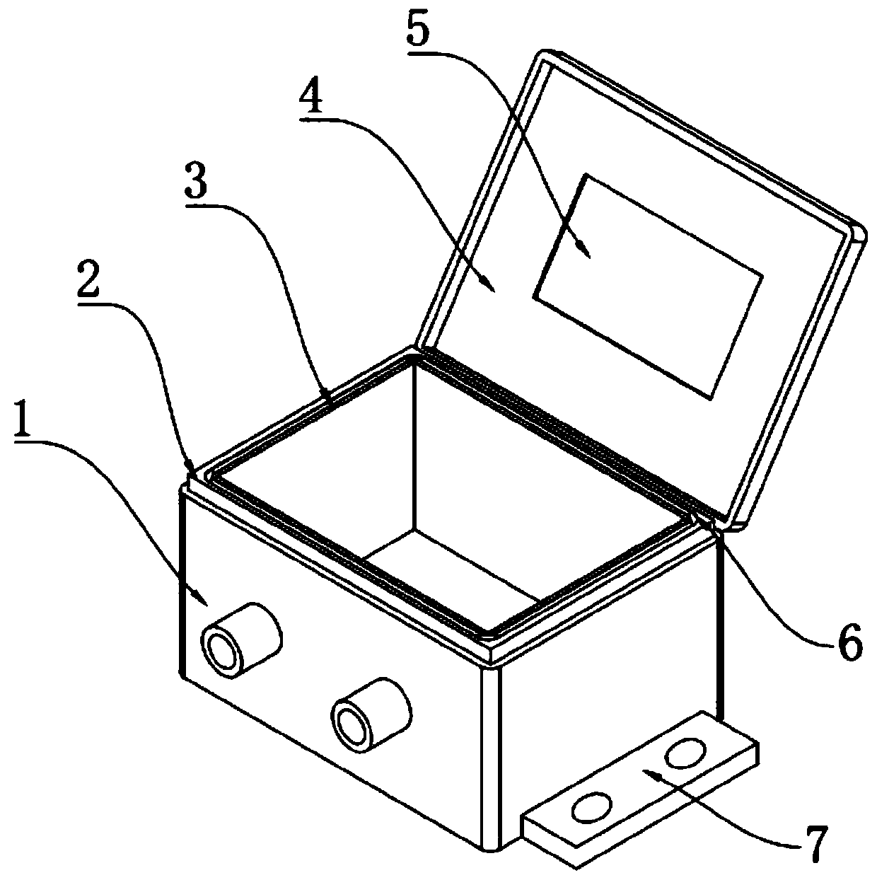 Precise instrument storing device with anti-fog function