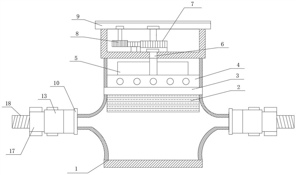 Convenient-to-install water meter