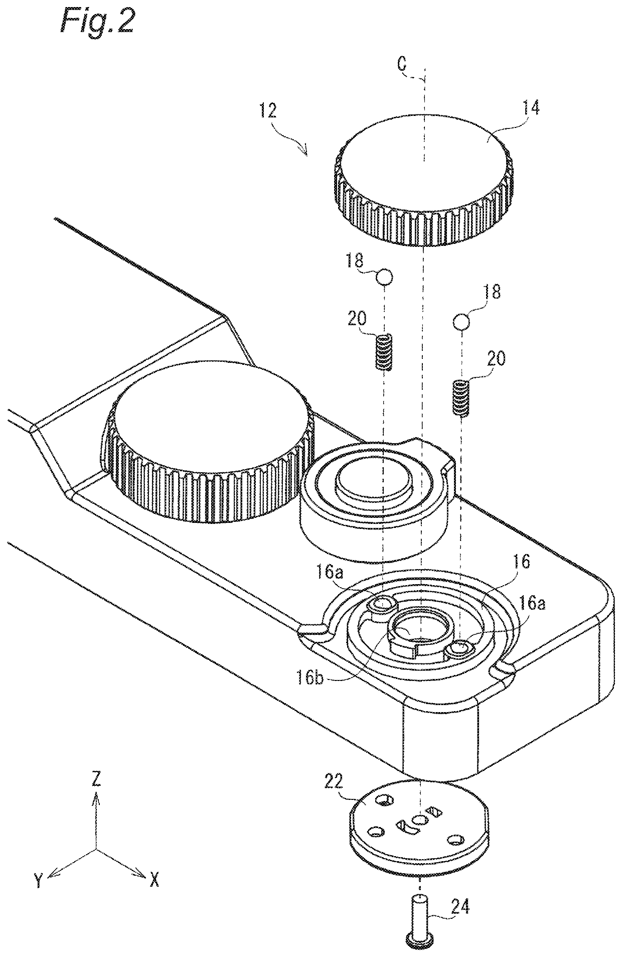 Dial device and imaging apparatus