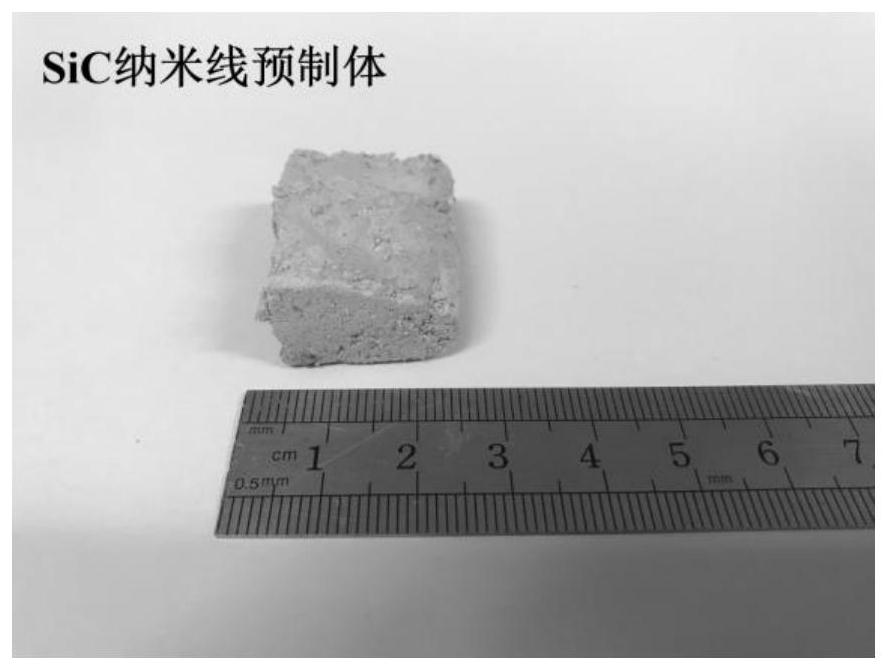 A kind of preparation method of isotropic ceramic nanowire preform