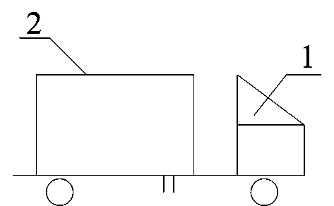 Environmental-friendly vehicle-mounted concrete stirring system and method for carrying out concrete mixing by using same